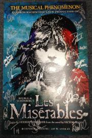<em>Les Miserables</em> Signed Poster Image