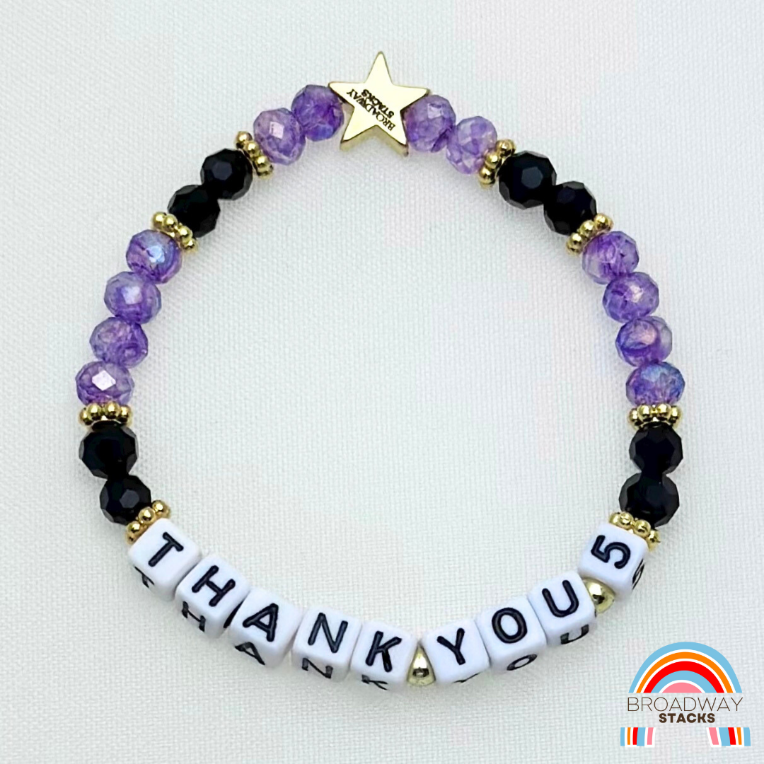 THANK YOU 5 bracelet – by Broadway Stacks Image