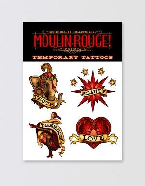 Moulin Rouge! The Musical Temporary Tattoo Set Image