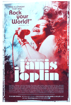 A Night With Janis Joplin Poster (Broadway) Image